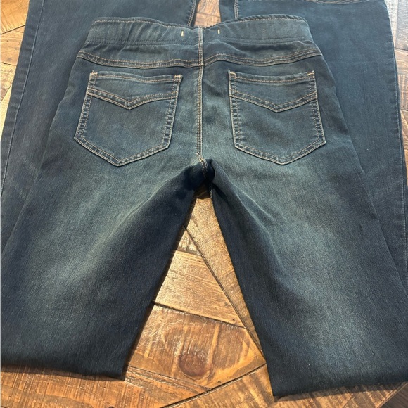 Free People Dark Blue Flare Jeans Pull on denim 27 waist - Picture 3 of 15